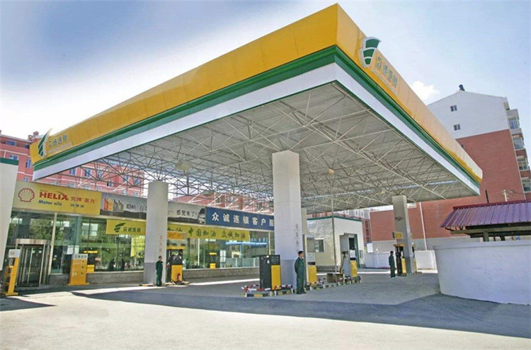 宁波加气站钢结构网架案例7